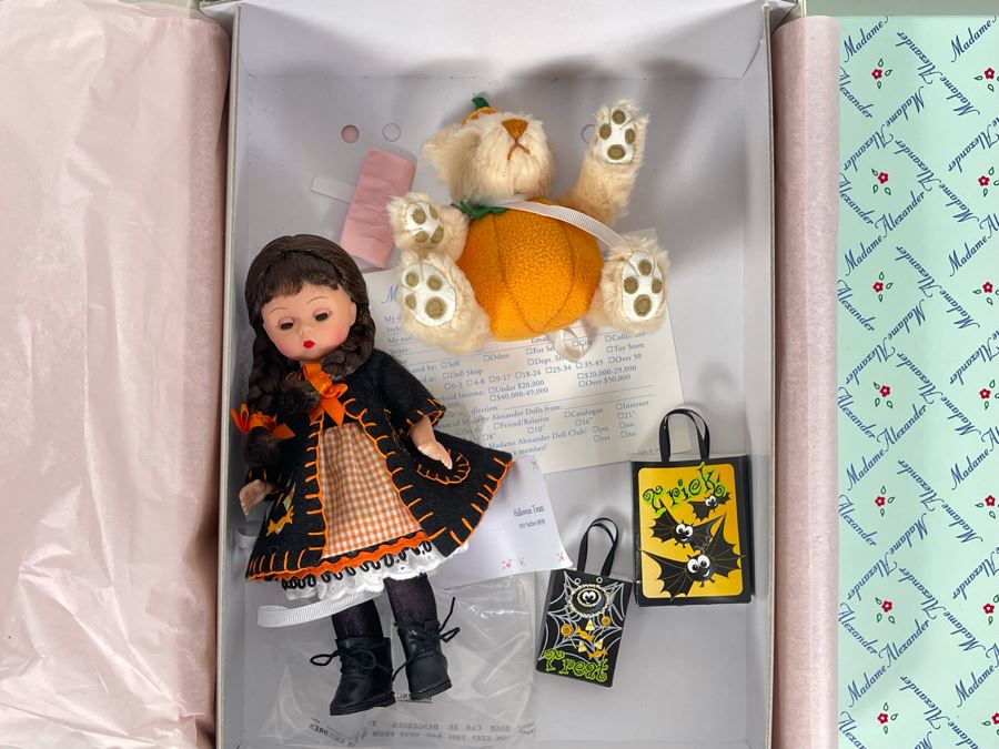 Madame Alexander Halloween Treats Doll With Box
