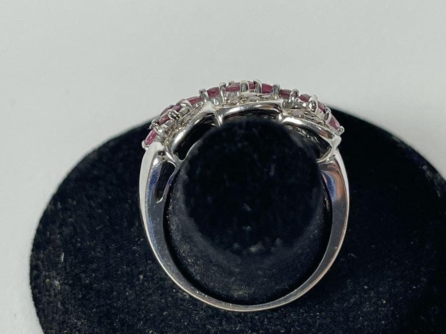 14K Gold Tourmaline Diamond Ring Size 7.5 7.2g Fair Market Value $450 / Retail $1,350 [Photo 8]