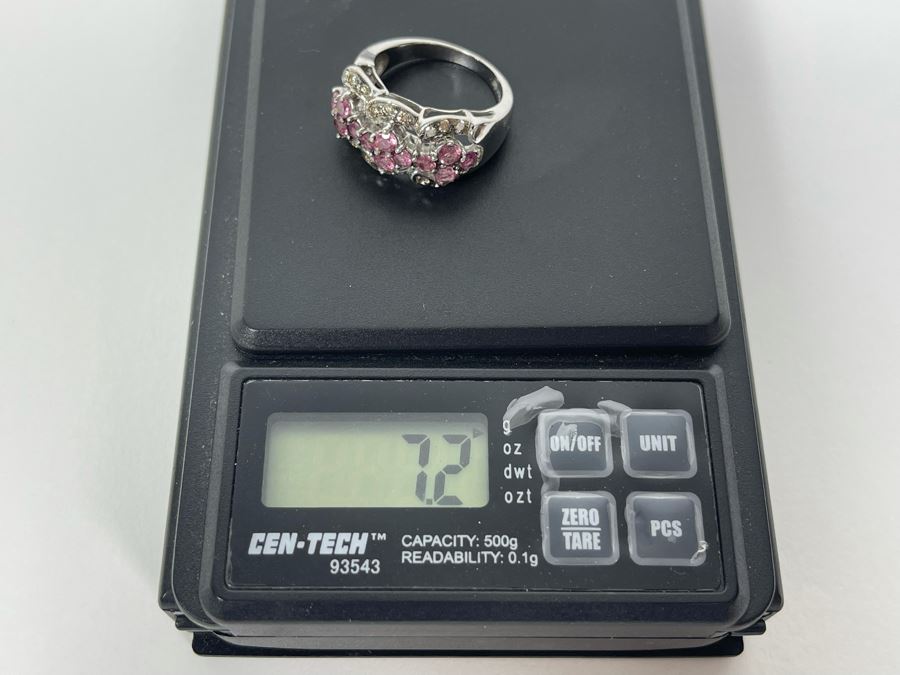 14K Gold Tourmaline Diamond Ring Size 7.5 7.2g Fair Market Value $450 / Retail $1,350 [Photo 13]