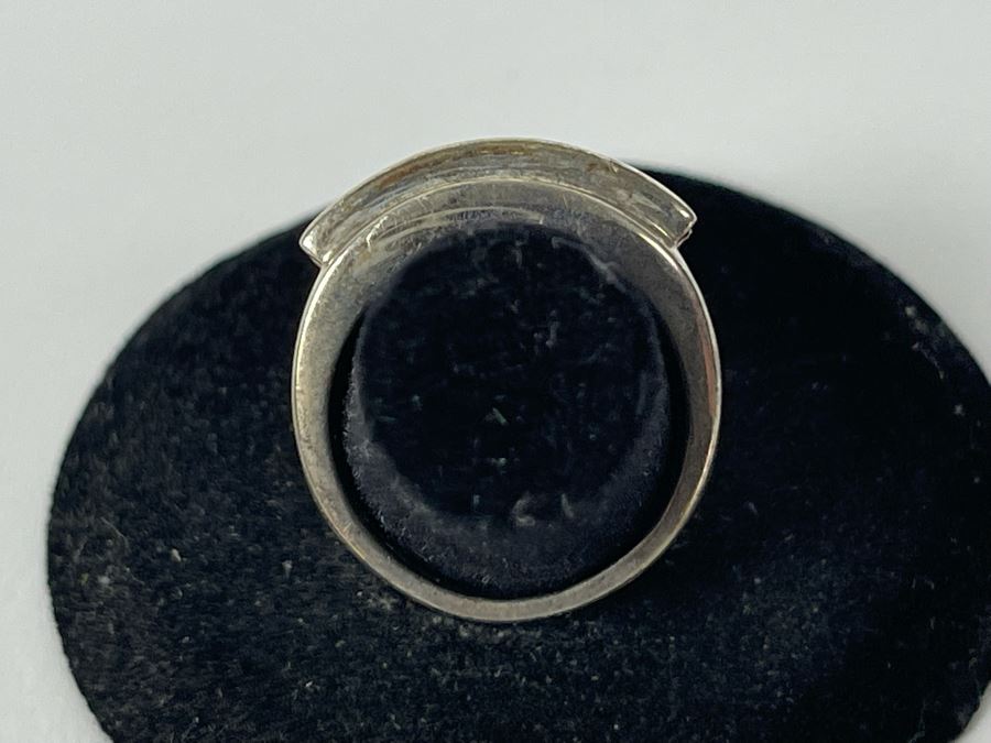 Sterling Silver Amethyst Ring Size 6.25 6.3g [Photo 5]