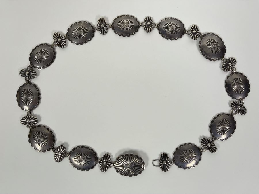 Vintage Sterling Silver Hat Band 80.4g [Photo 4]