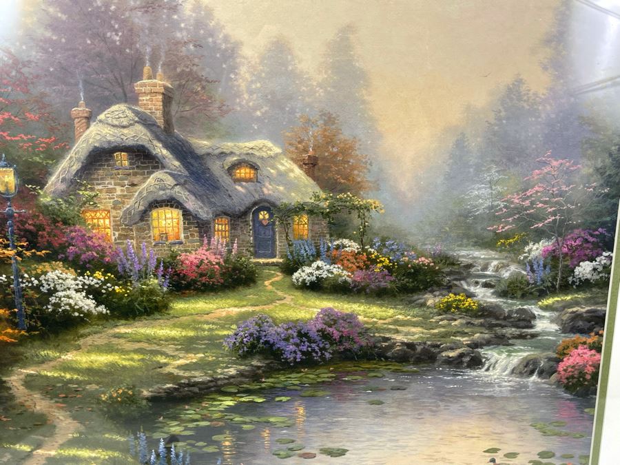 Hand Signed Limited Edition Thomas Kinkade Lithograph Framed 16 X 20