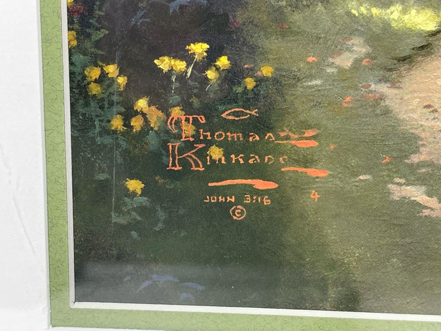 Hand Signed Limited Edition Thomas Kinkade Lithograph Framed 16 X 20 [Photo 4]
