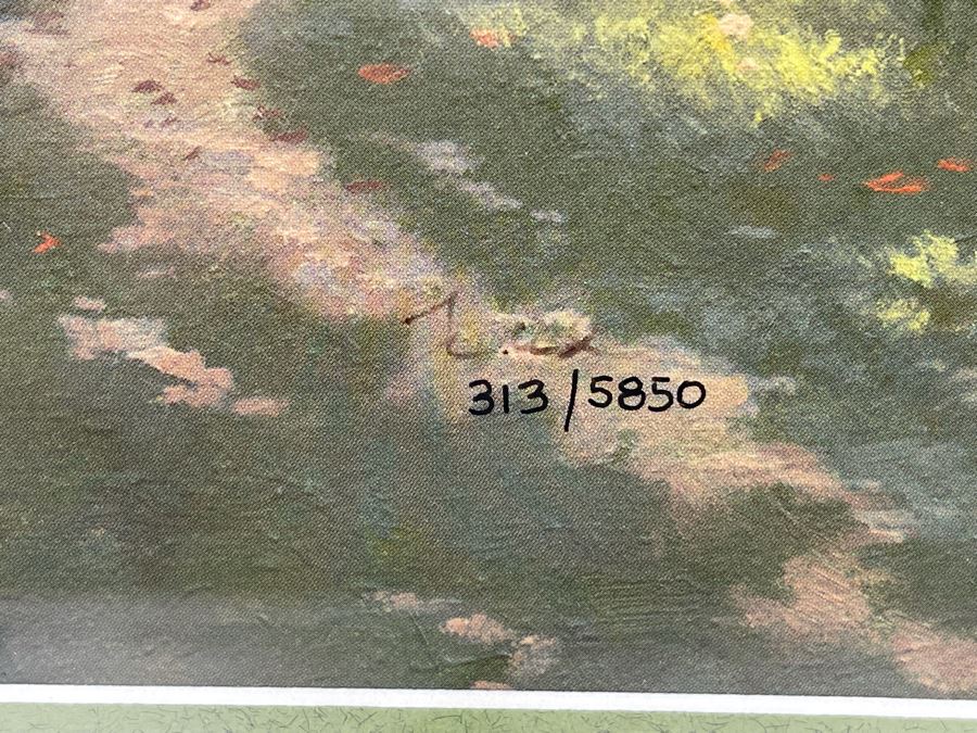 Hand Signed Limited Edition Thomas Kinkade Lithograph Framed 16 X 20 [Photo 5]