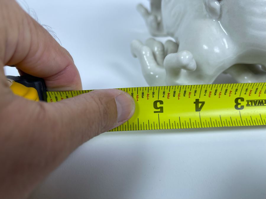 Blanc De Chine Porcelain Asian Dragon Slight Chip In Tail 12W X 5.5D X 8.5H [Photo 17]