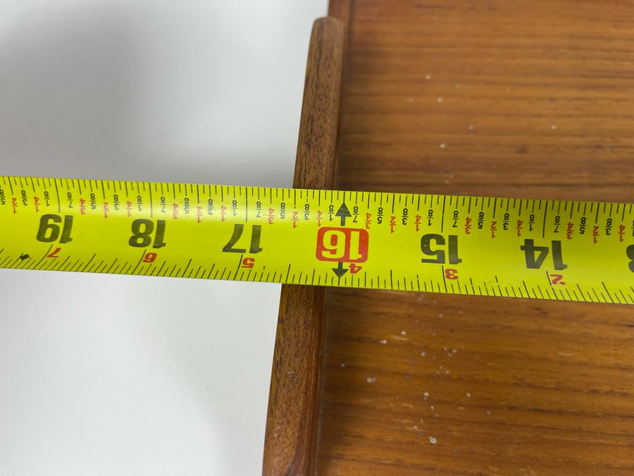Vintage Kalmar Teak Wood Tray 16.5 X 12 And Ice Bucket 8 X 8 X 8 [Photo 10]