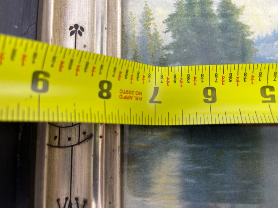 Vintage Wooden Picture Frame With Vintage Print 8 X 10 [Photo 10]