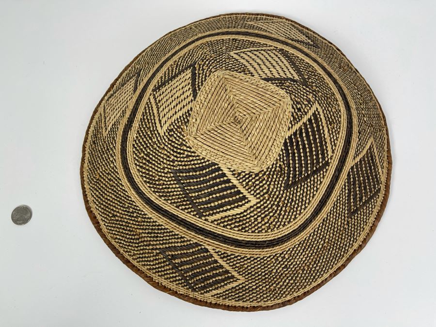 Collection Of Vintage African Baskets And Plates Larger One Is 15R [Photo 11]