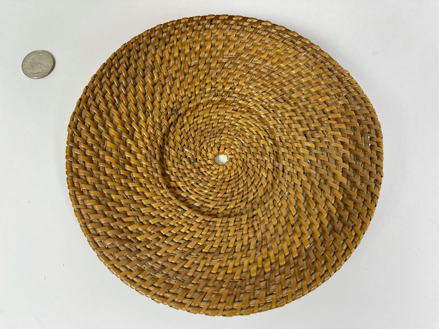 Collection Of Vintage African Baskets And Plates Larger One Is 15R [Photo 5]