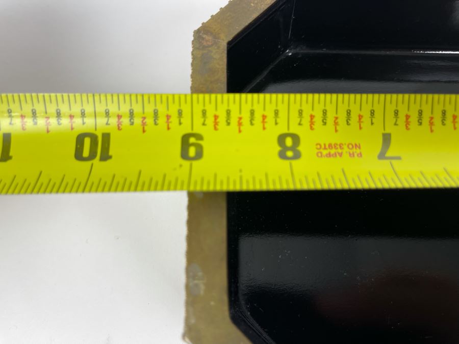 Antique French Black Opaline Glass Footed Gilt Bronze Box 9W X 5.5D X 2H [Photo 9]