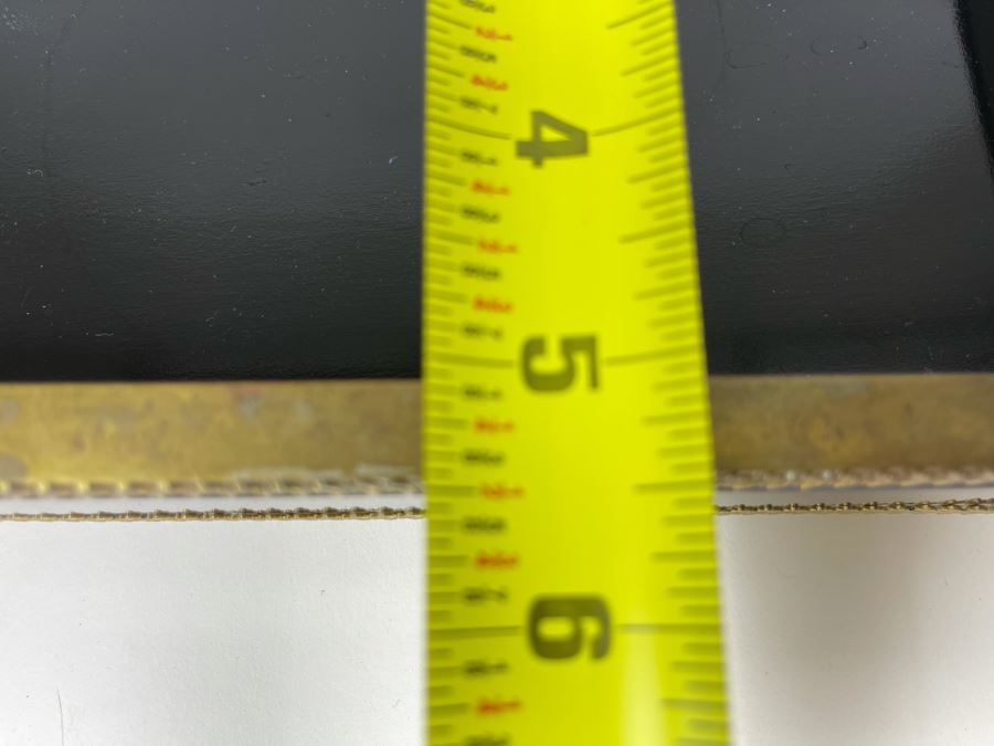 Antique French Black Opaline Glass Footed Gilt Bronze Box 9W X 5.5D X 2H [Photo 10]