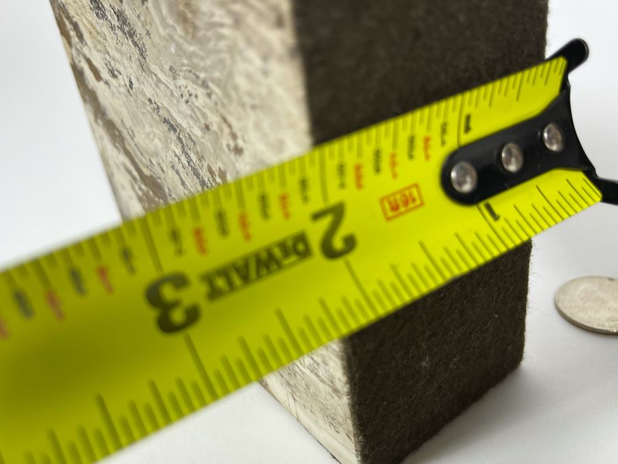 Pair Of Petrified Wood Bookends 5W X 2D X 5H [Photo 8]
