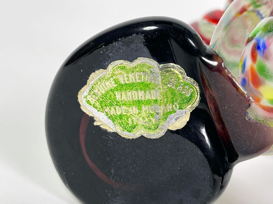 Vintage Handmade Venetian Glass Made In Murano Italy Clown 9H [Photo 7]