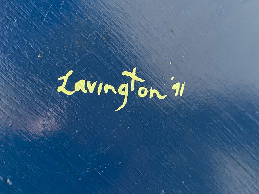 David Lavington (American, 1951–1995) Architectural Sculpture Tower Hand Signed From Music Tower Series (Top Of Tower Has Slight Chip) 10'W X 10'D X 5'3'H Retails $5,000 [Photo 18]