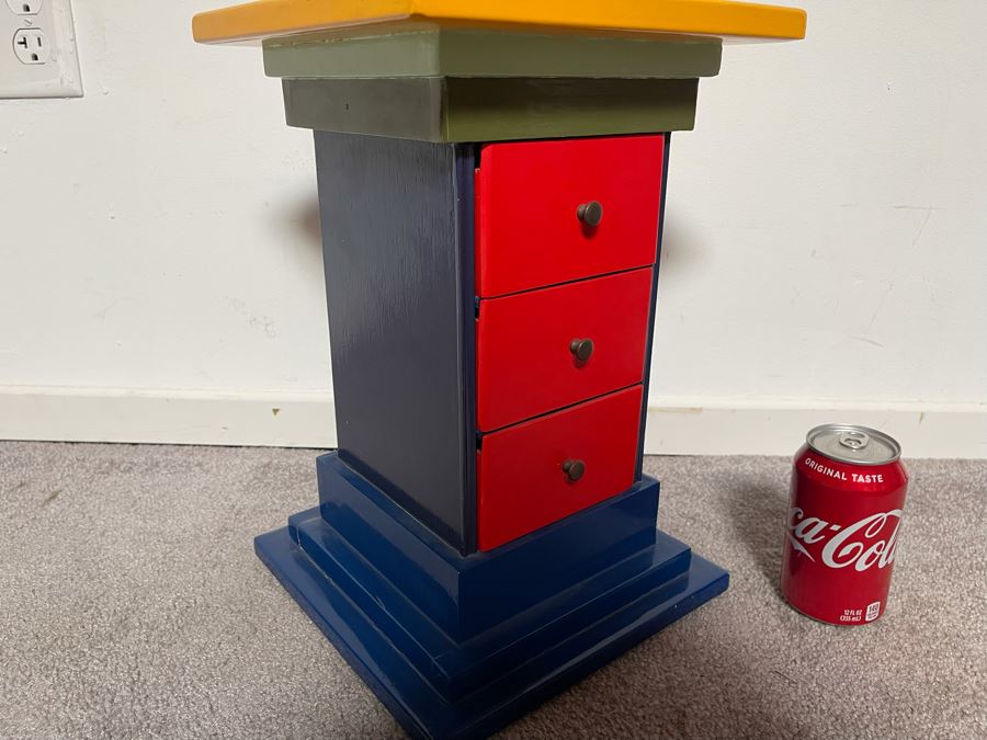 David Lavington (American, 1951–1995) Architectural Sculpture Tower Hand Signed From Music Tower Series (Top Of Tower Has Slight Chip) 10'W X 10'D X 5'3'H Retails $5,000 [Photo 10]