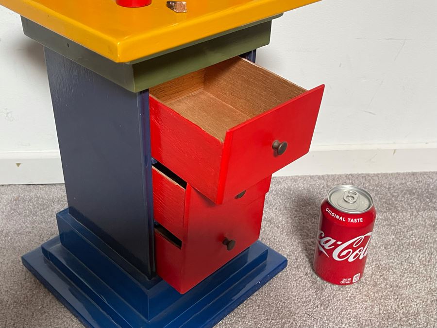 David Lavington (American, 1951–1995) Architectural Sculpture Tower Hand Signed From Music Tower Series (Top Of Tower Has Slight Chip) 10'W X 10'D X 5'3'H Retails $5,000 [Photo 13]