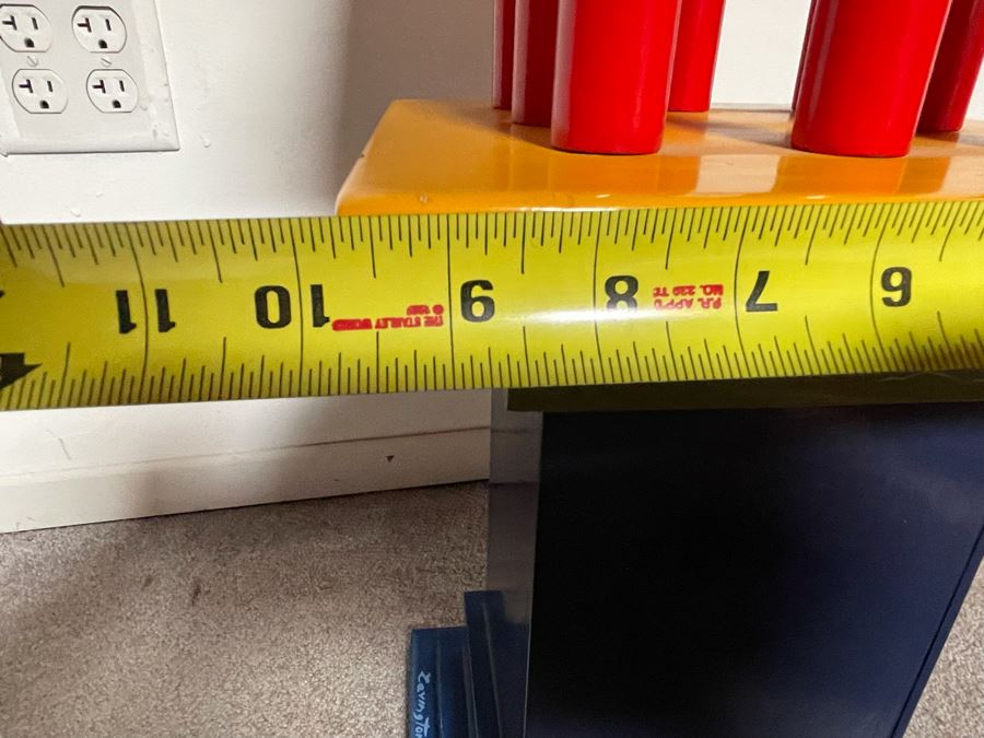 David Lavington (American, 1951–1995) Architectural Sculpture Tower Hand Signed From Music Tower Series (Top Of Tower Has Slight Chip) 10'W X 10'D X 5'3'H Retails $5,000 [Photo 24]