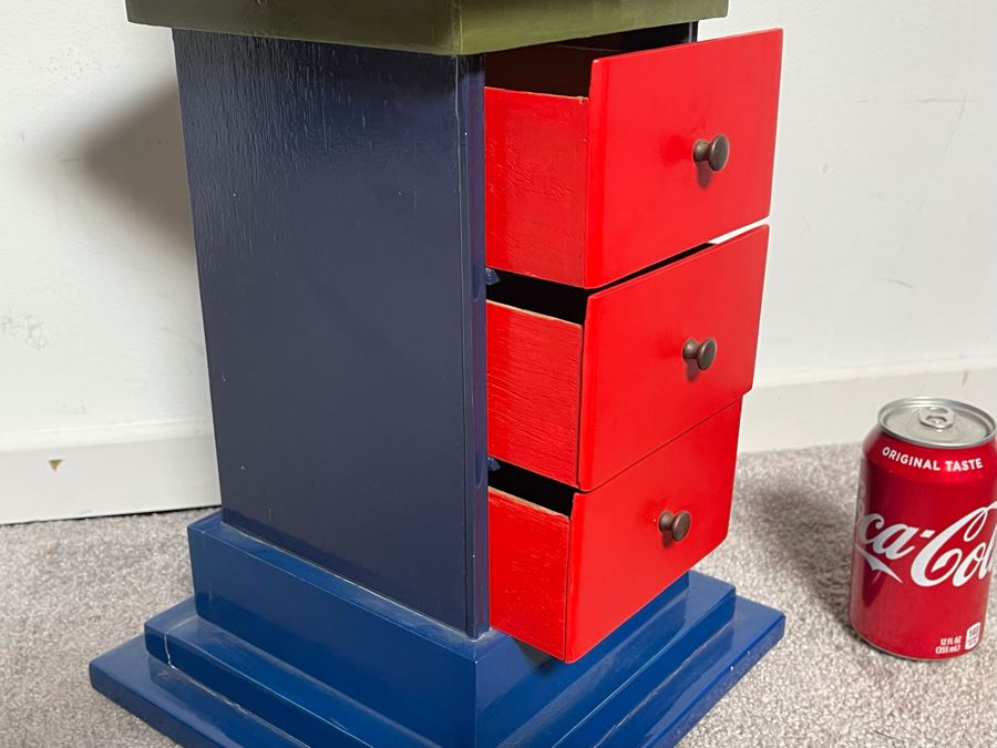 David Lavington (American, 1951–1995) Architectural Sculpture Tower Hand Signed From Music Tower Series (Top Of Tower Has Slight Chip) 10'W X 10'D X 5'3'H Retails $5,000 [Photo 12]