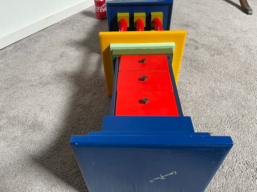 David Lavington (American, 1951–1995) Architectural Sculpture Tower Hand Signed From Music Tower Series (Top Of Tower Has Slight Chip) 10'W X 10'D X 5'3'H Retails $5,000 [Photo 21]