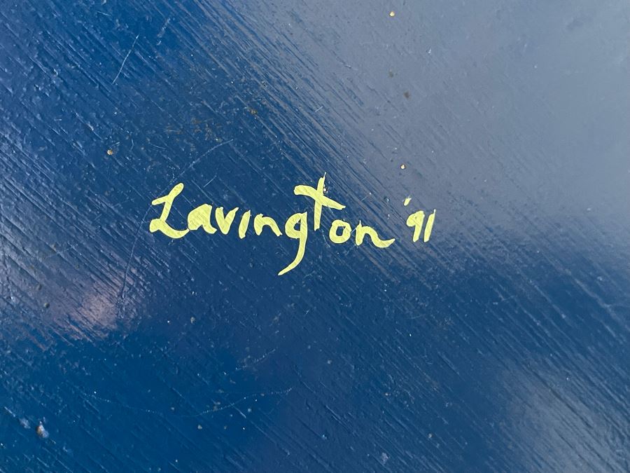 David Lavington (American, 1951–1995) Architectural Sculpture Tower Hand Signed From Music Tower Series (Top Of Tower Has Slight Chip) 10'W X 10'D X 5'3'H Retails $5,000 [Photo 19]