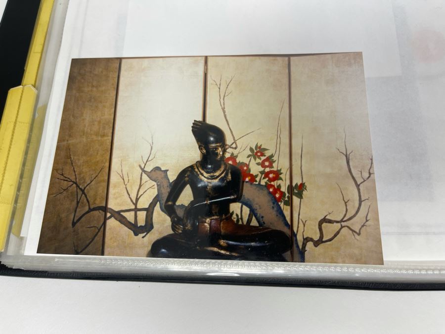 David Lavington (American, 1951–1995) Hand Painted 4-Panel Table Screen 64'W X 40'H Retails $5,000 [Photo 11]