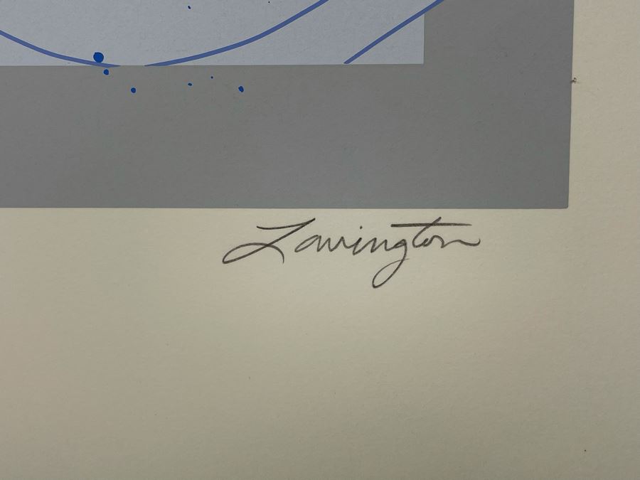 David Lavington (American, 1951–1995) Limited Edition Seragraph Hand Signed 1 Of 50 Titled Wave III 34W X 15H Retails $1,000 [Photo 7]