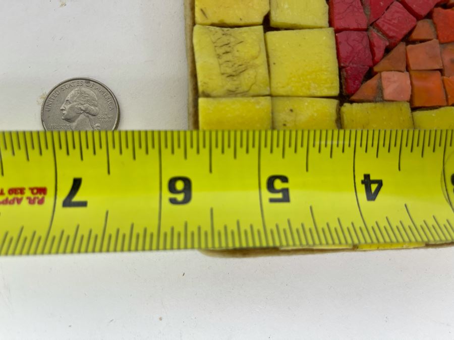 David Lavington (American, 1951–1995) Mosiac Heart On Board 5.5 X 5.5 [Photo 6]