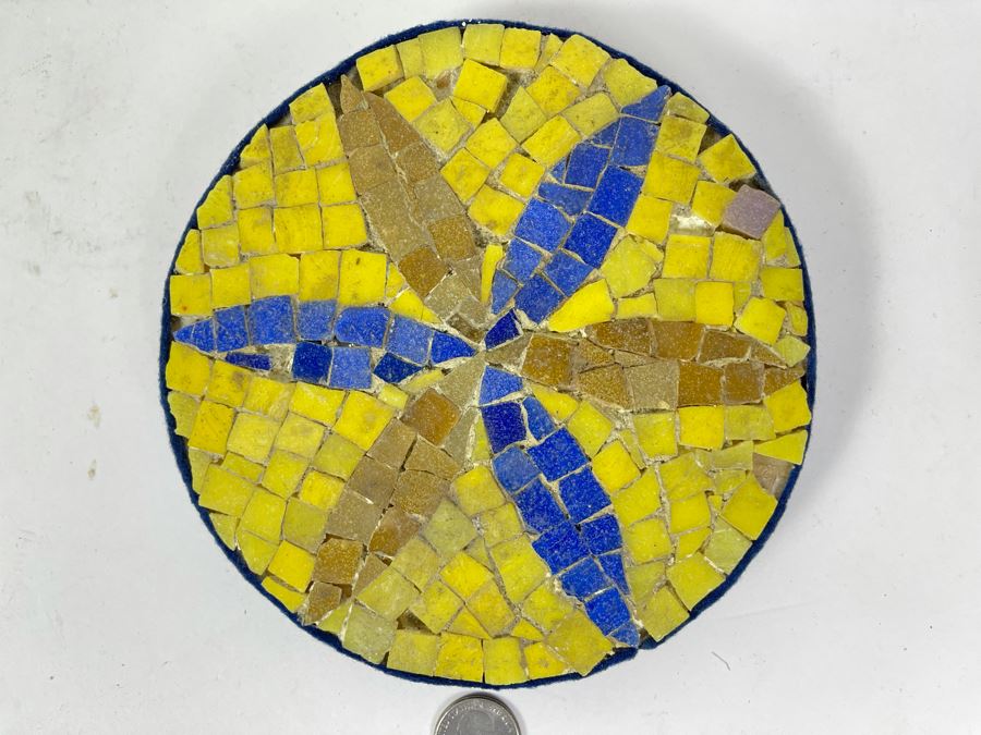 David Lavington (American, 1951–1995) Mosiac Flower On Board 6.5R [Photo 3]