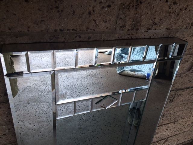 1977 Carvers' Guild Square Corner Series Mirror Designer Carol Canner [Photo 4]