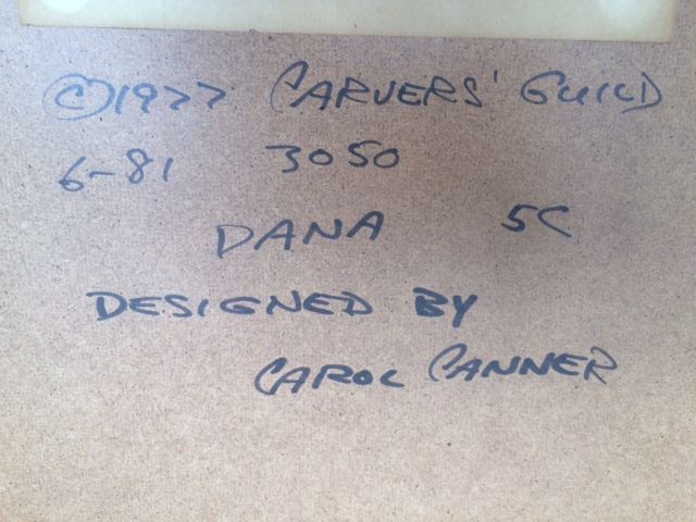 1977 Carvers' Guild Square Corner Series Mirror Designer Carol Canner [Photo 19]