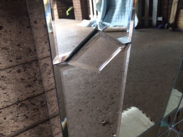 1977 Carvers' Guild Square Corner Series Mirror Designer Carol Canner [Photo 12]