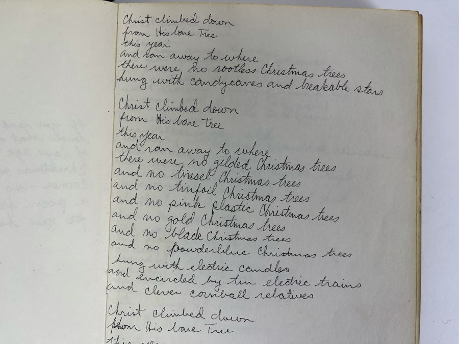 David Lavington (American, 1951–1995) Personal Artist's Journal Filled With Drawings And Writings Of David Lavington During His Travels - See Photos [Photo 7]