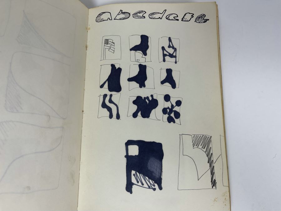 David Lavington (American, 1951–1995) Personal Artist's Journal Filled With Drawings And Writings Of David Lavington During His Travels - See Photos [Photo 18]