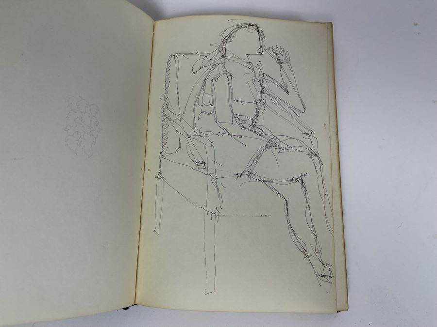 David Lavington (American, 1951–1995) Personal Artist's Journal Filled With Drawings And Writings Of David Lavington During His Travels - See Photos [Photo 12]