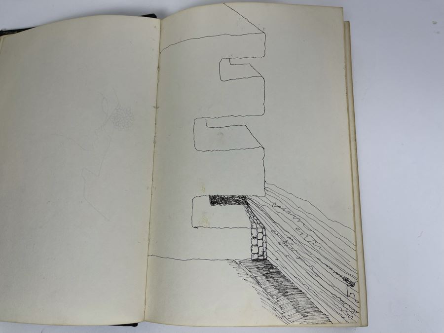 David Lavington (American, 1951–1995) Personal Artist's Journal Filled With Drawings And Writings Of David Lavington During His Travels - See Photos [Photo 11]