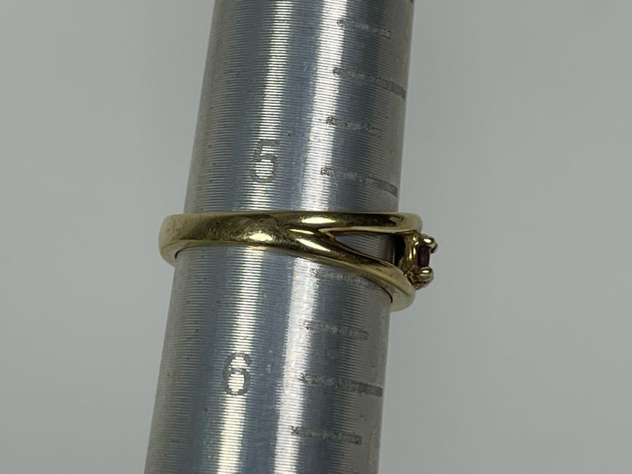 10K Gold Multi-Gemstone Ring Size 5.25 3.2g [Photo 7]