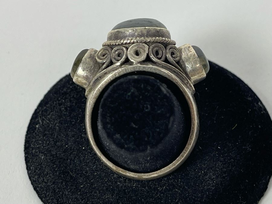 Vintage Sterling Silver Ring Size 9 16.3g