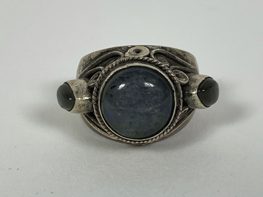 Vintage Sterling Silver Ring Size 9 16.3g [Photo 7]