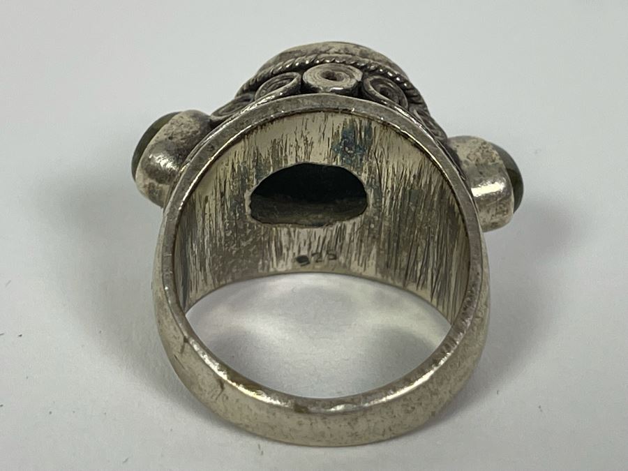 Vintage Sterling Silver Ring Size 9 16.3g