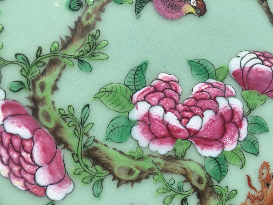 Pair of Chinese Hand Painted Plates [Photo 14]