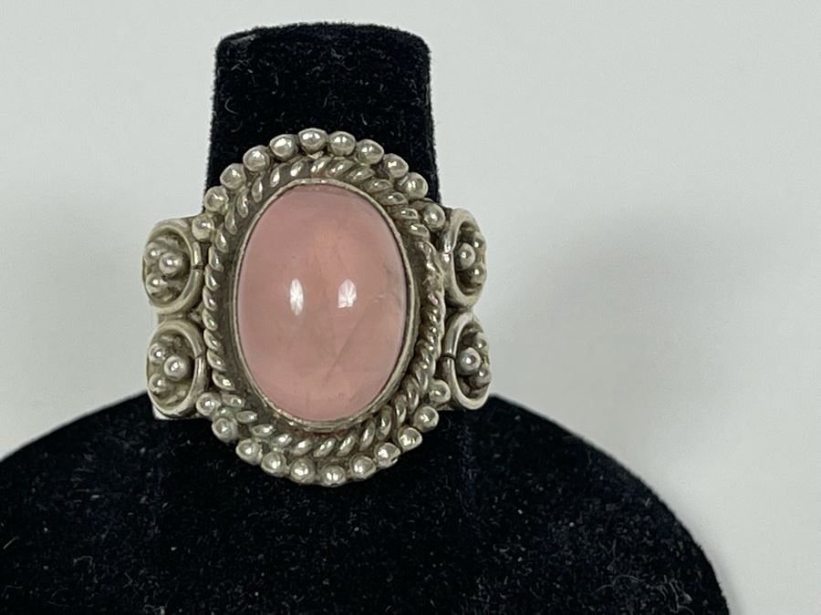 Vintage Sterling Silver Ring Size 7.25 8.5g [Photo 2]