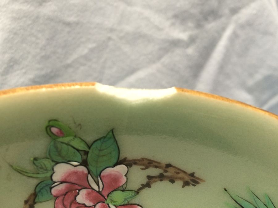 Pair of Chinese Hand Painted Plates [Photo 5]