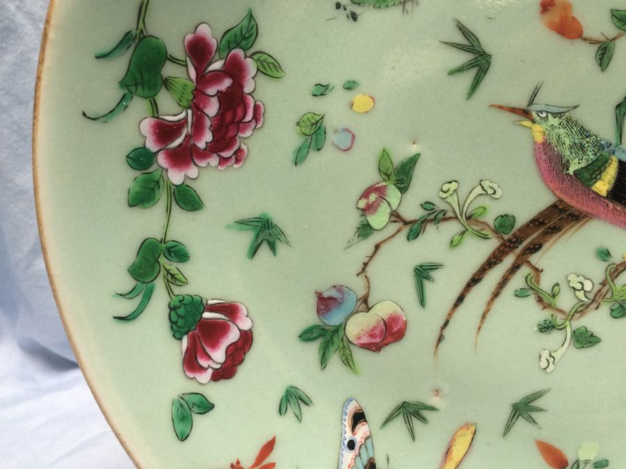 Pair of Chinese Hand Painted Plates [Photo 14]
