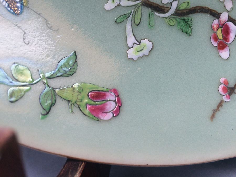 Pair of Chinese Hand Painted Plates [Photo 22]