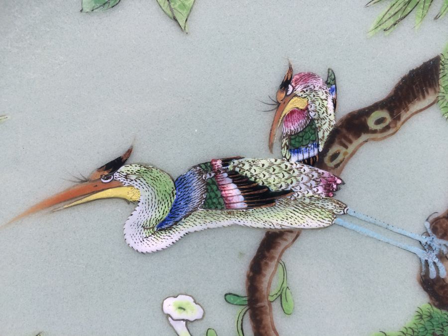 Pair of Chinese Hand Painted Plates [Photo 15]