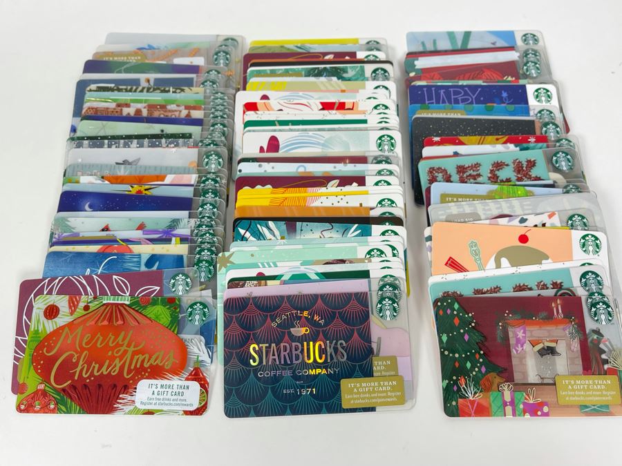 Collection Of Collectible Starbucks Gift Cards