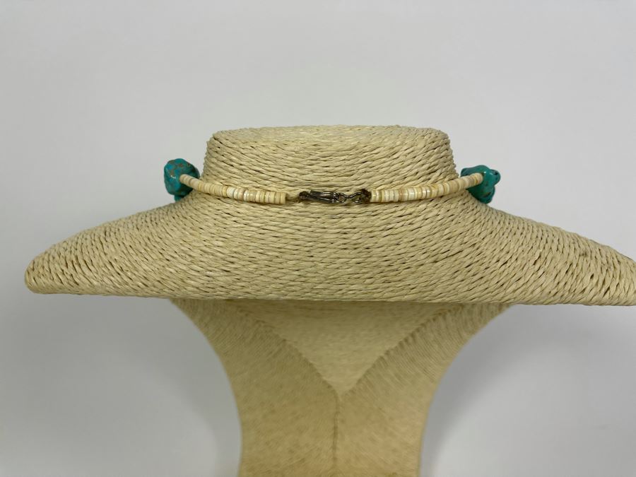 26'L Chunky Turquoise Necklace 325.2g [Photo 6]