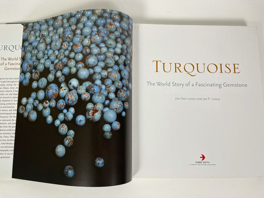 First Edition Coffee Table Book: Turquoise The World Story Of A Fascinating Gemstone [Photo 3]