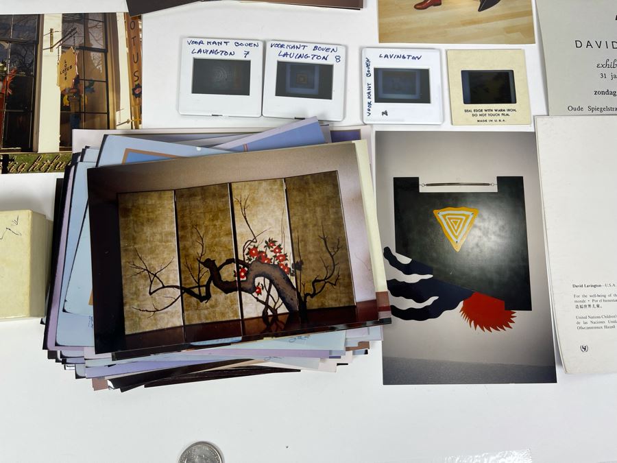 David Lavington (American, 1951–1995) Huge Collection Of David Lavington's Personal Photographs And Slides Showing Artwork Mainly In Amsterdam Holland With Box 12.5W X 5.5D X 10H [Photo 9]