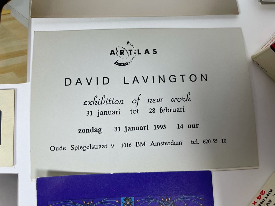 David Lavington (American, 1951–1995) Huge Collection Of David Lavington's Personal Photographs And Slides Showing Artwork Mainly In Amsterdam Holland With Box 12.5W X 5.5D X 10H [Photo 6]
